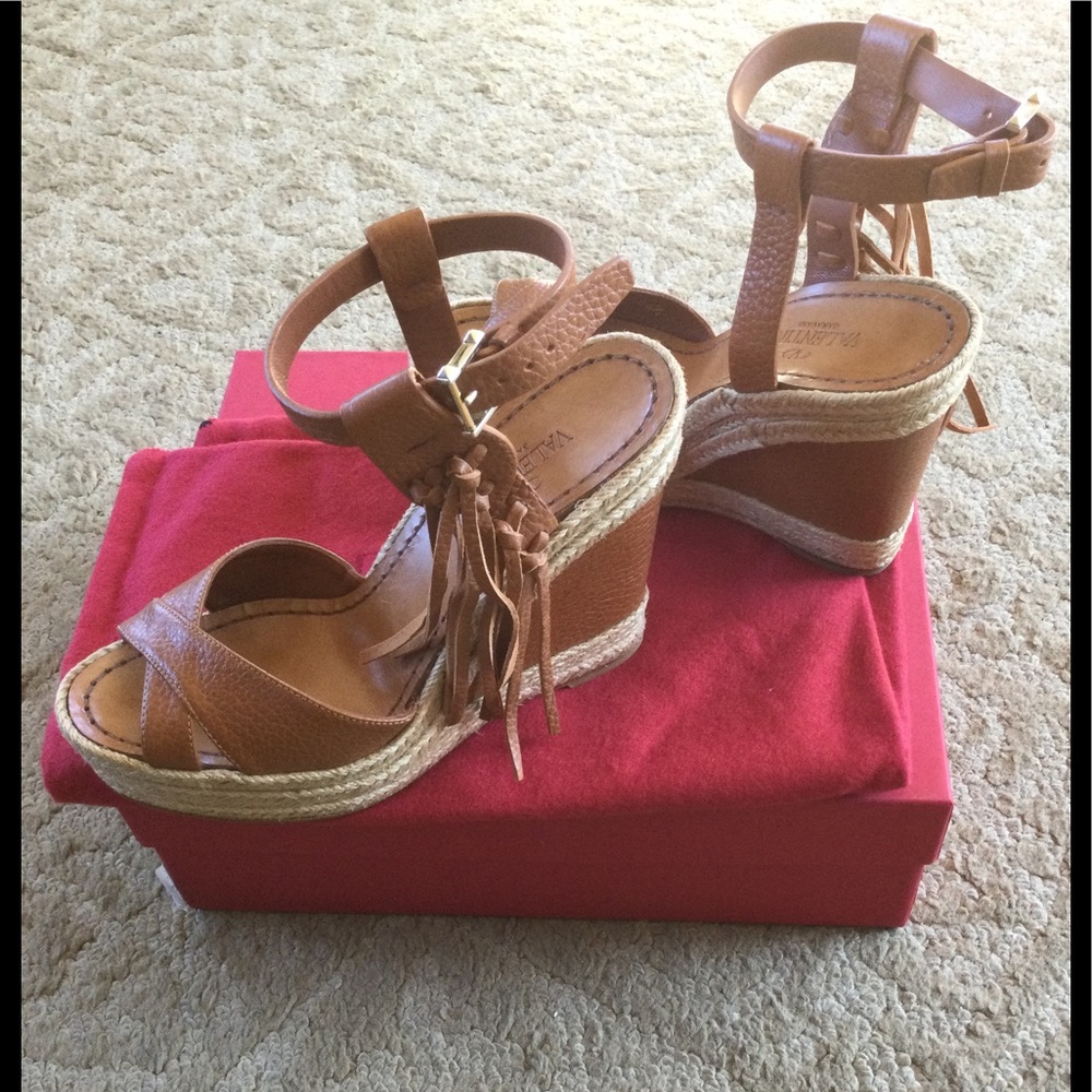 VALENTINO Removable Fringe Wedges - Picture 6 of 14
